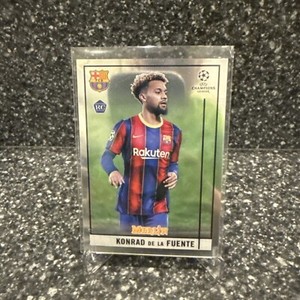 Konrad De La Fuente Rookie Topps Merlin Chrome 2020-21 #30 Barcelona RC