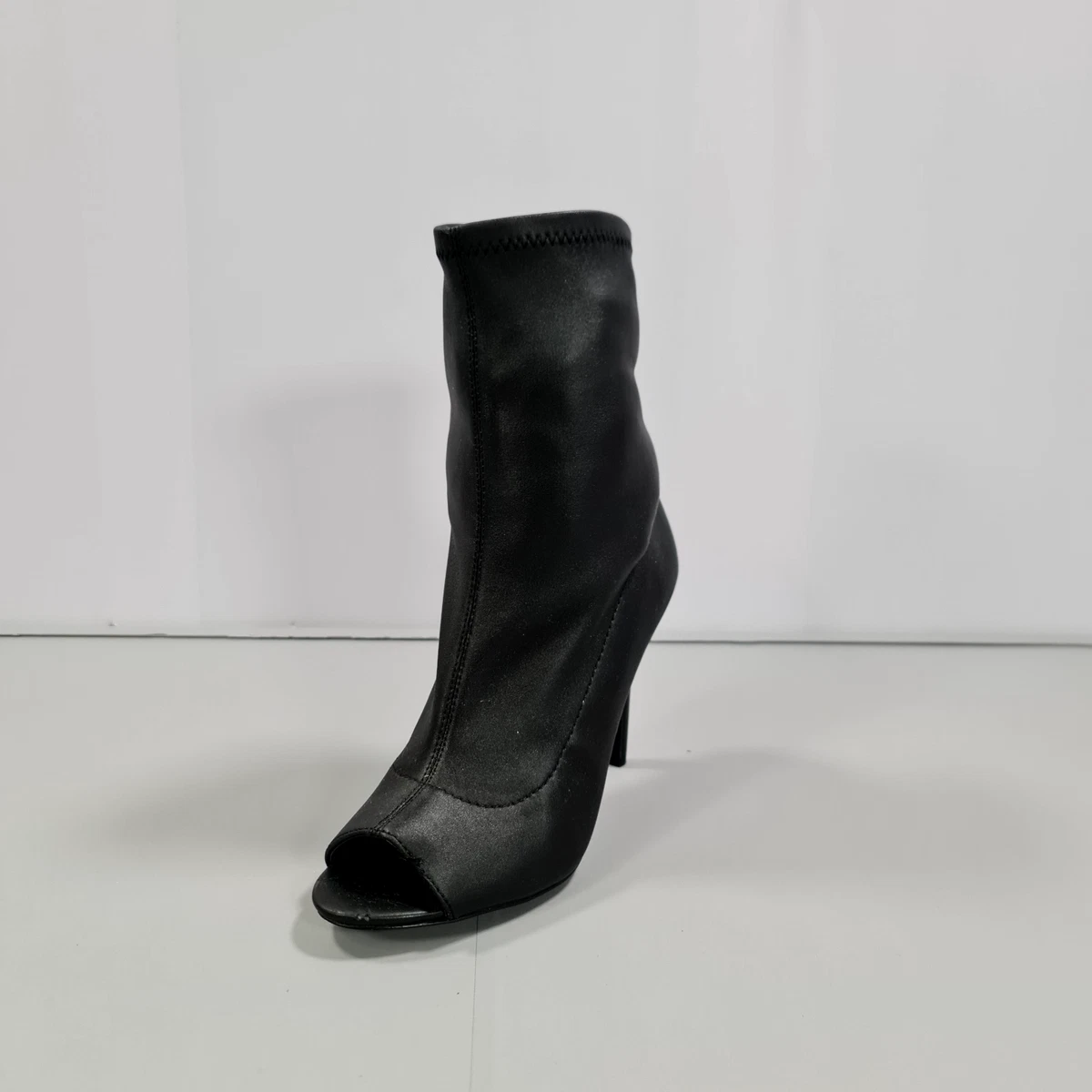 Peep toe top boots uk