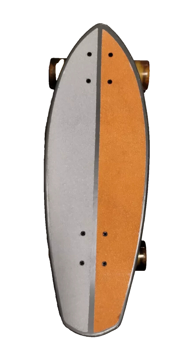 Vintage kryptonic classic skate board gray orange bravo sport 10