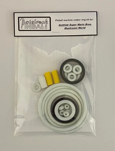 1992 Gottlieb Super Mario Bros. Mushroom World Pinball Machine Rubber Ring Kit