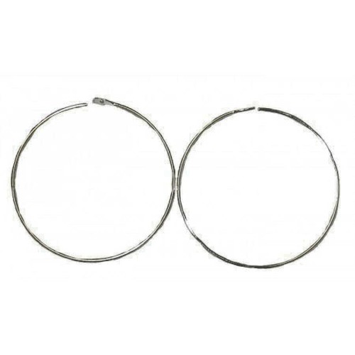 Miniblings giraffa orecchino orecchini gomma gancio animale Africa Giraffa 34 mm - Gioielli fatto a mano placcati I Orecchini
