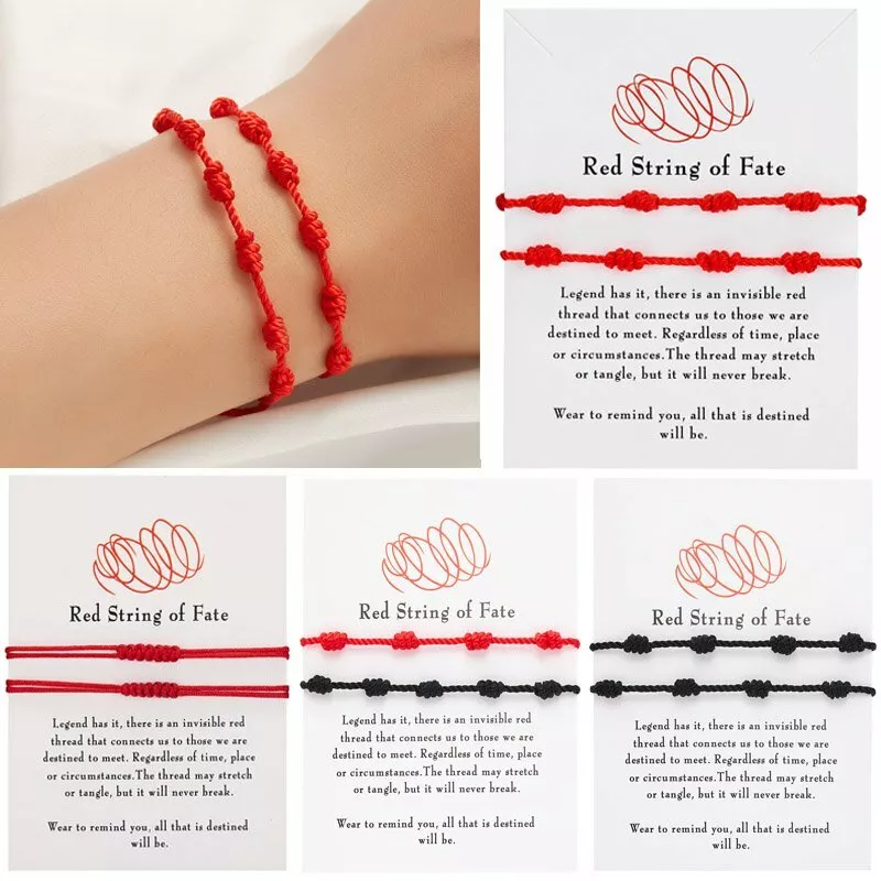 Red string of on sale fate couples bracelet