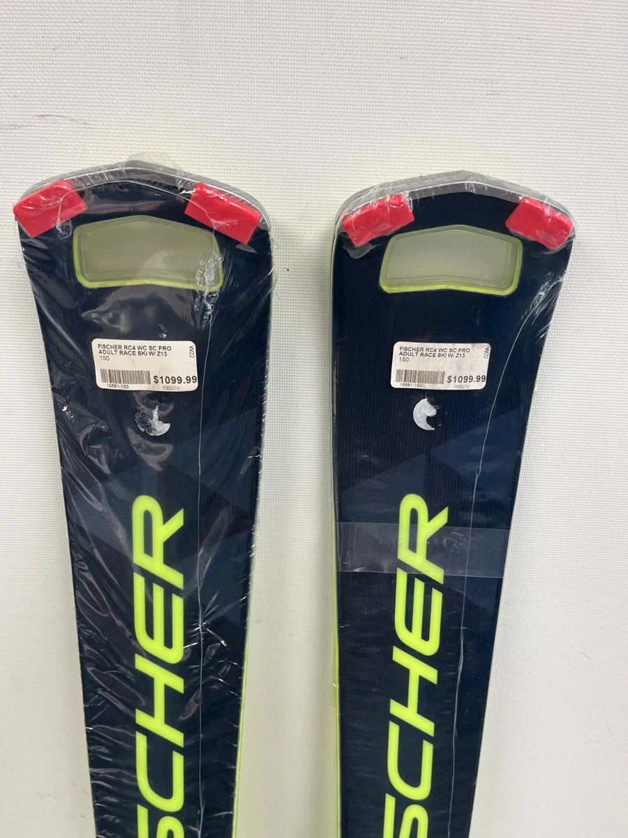 Fischer RC4 WC SC Pro Race Skis + Z13 Bindings 150 cm NWT Sealed M/O Plate