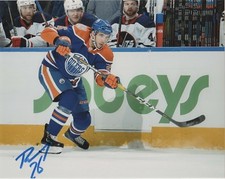 Edmonton Oilers Brandon Manning Autographed Signed 8x10 NHL Photo COA #8