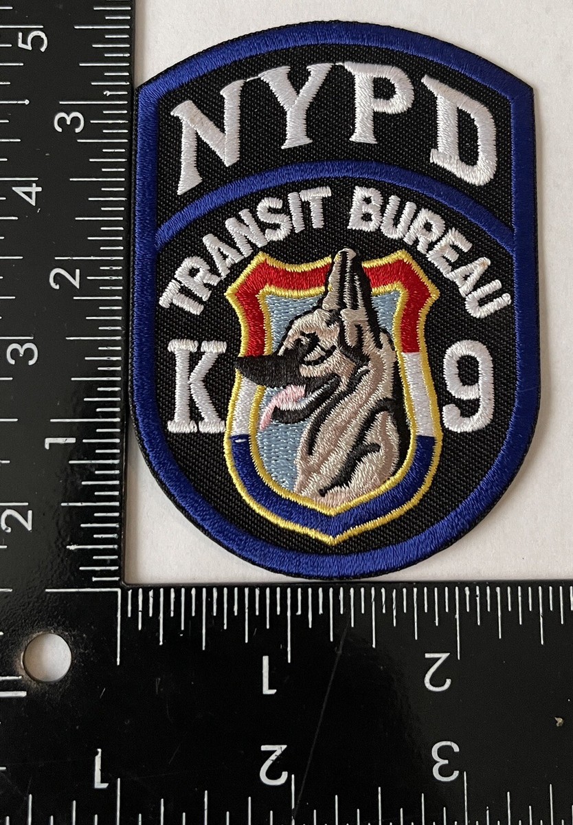 NYPD New York Police Department K-9 Transit Bureau CLOTH PATCH | eBay