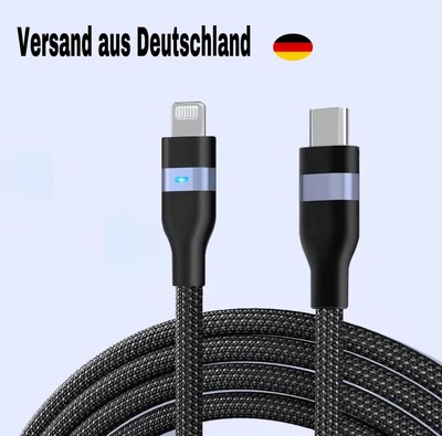 Ladekabel 1m oder 2m USB-C Type C 20W  für iPhone 11 / 12 /13/14 Pro Max iPad