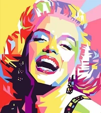 MARILYN MONROE ABSTRACT POP ART MOVIE ICON 30X20 Inch Canvas Framed WALL ART UK