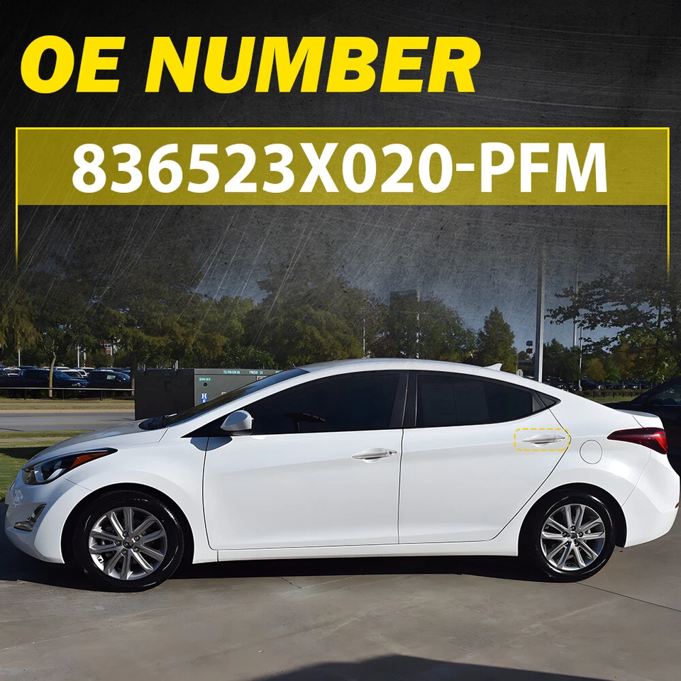 Manija de puerta exterior trasera lado izquierdo del conductor para Hyundai Elantra 2011-2016 Foto 3 de 4