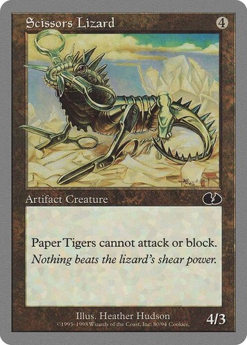 MTG Rock Paper Scissor (Lobster Tiger Lizard) Gift Set - Unsanctioned | eBay