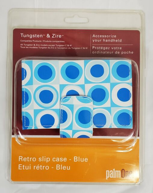 Vintage PalmOne Retro Slip Case Blue P10997U for Zire Series