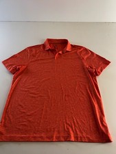 Champion Orange Poly Golf POLO SHIRT XL Extra LArge