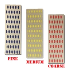 3 Pcs LARGE 2x6" Diamond Sharpening Stone Plate Block Kitchen Knife Sharpener