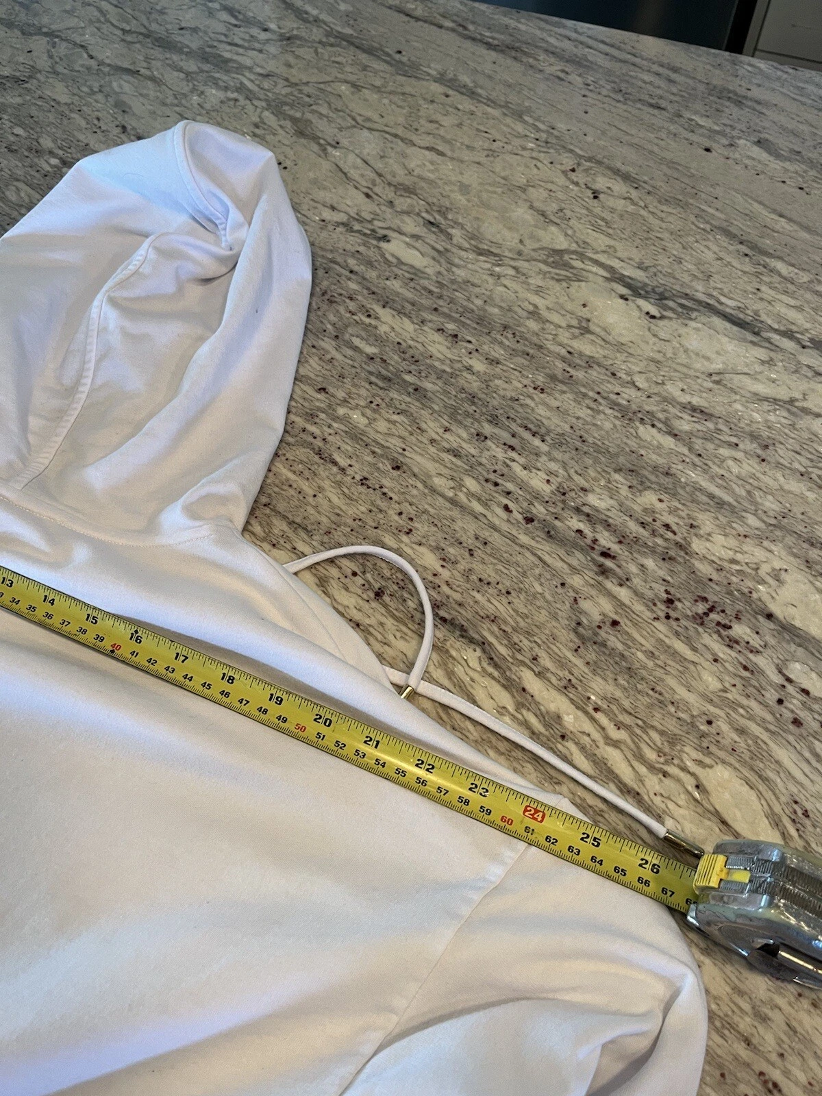 Felpa con cappuccio pullover Michael Kors rosa MK logo bianco donna taglia media