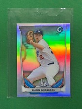 2014 Bowman Chrome Baseball Chris Anderson #BM-LAD4 Chrome Refractor Minis