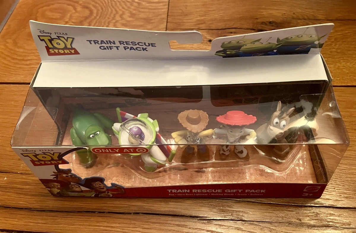 Super Rare NIB 2010 Disney Pixar Toy Story Train Rescue Gift Pack