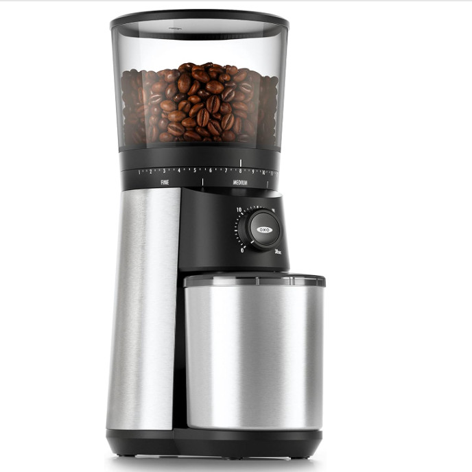 OXO Brew Conical Burr Coffee Grinder , Silver,Electric Burr Grinders General Maintenance