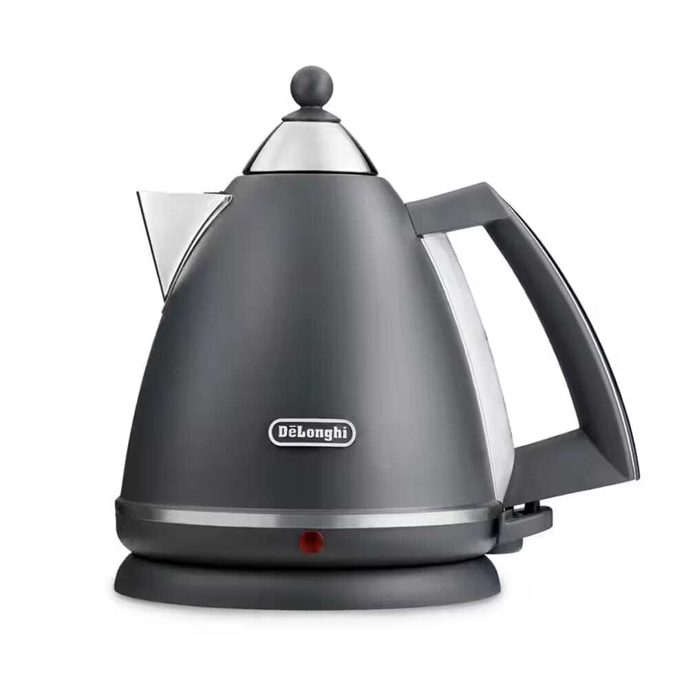 Delonghi Argento Silva 1.7L Kettle in Grey | 3000W | KBX3016GY | Brand New