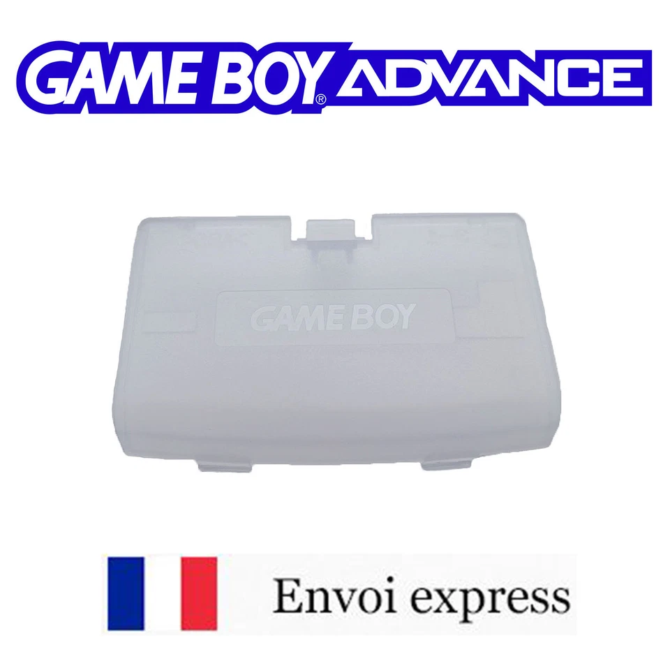 Cache pile Clear blue / bleu glacier Game Boy Advance neuf [ Battery cover GBA ]