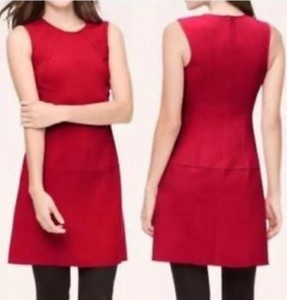 loft red dress