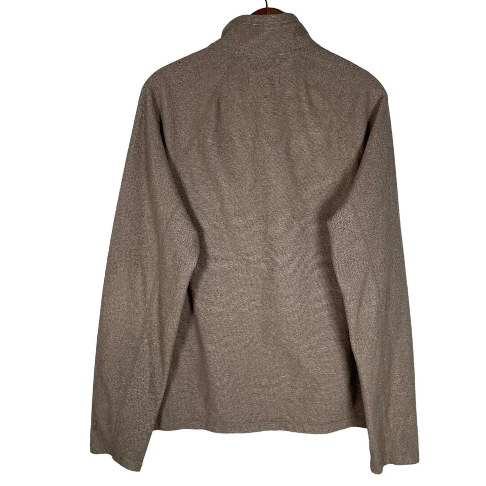 Alpine Design Beige Fleece Half Zip Pullover Sweater       Size: M - Image 2 of 3