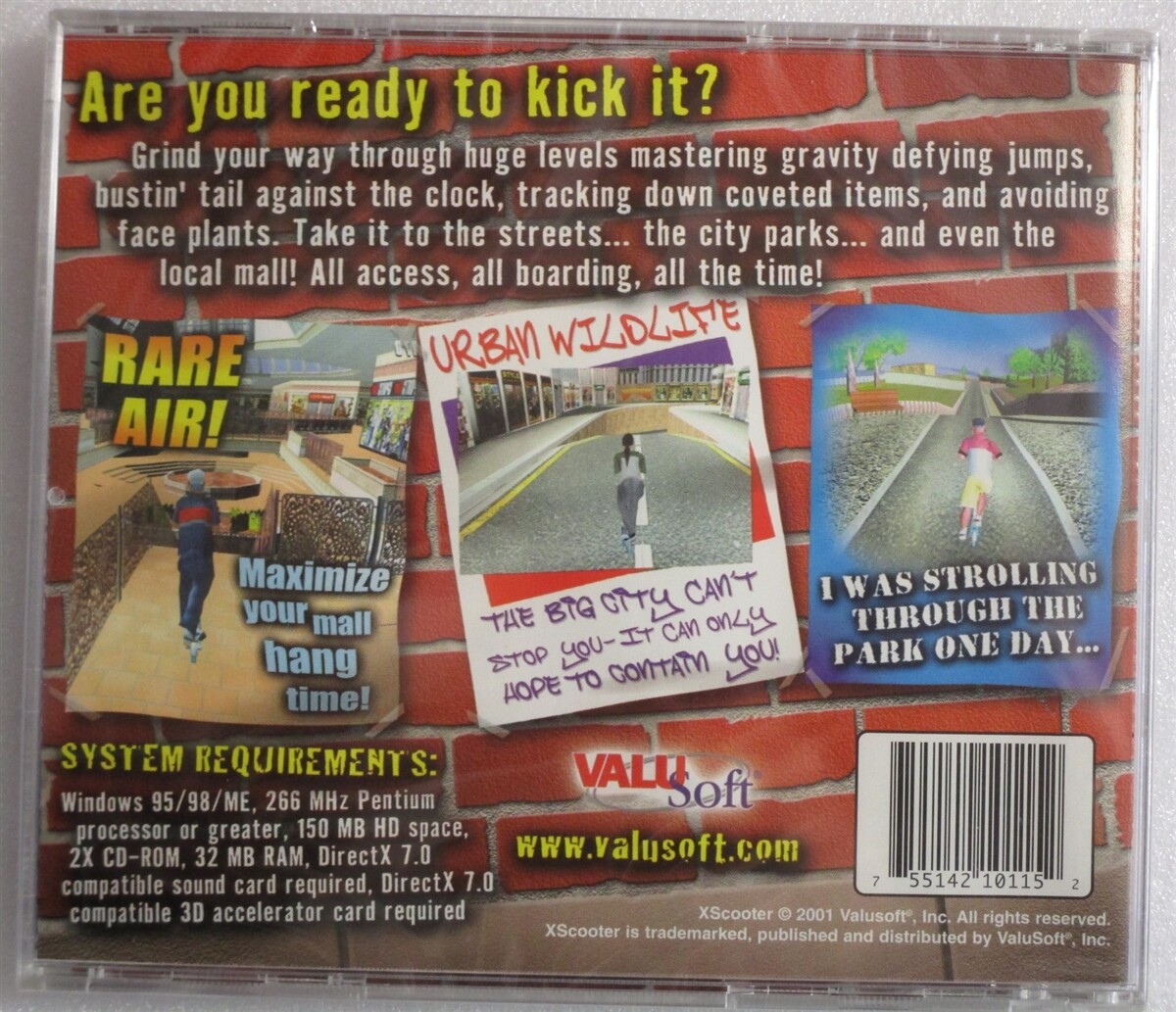 Video Game PC X Scooter NEW SEALED Jewel