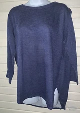 NWT Fresh Produce Sz SMALL Moonlight Blue Weekender Catalina Top T-Shirt Tee