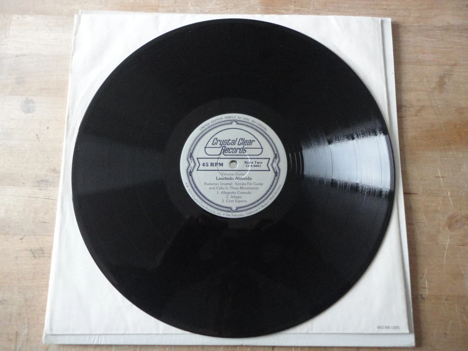 Laurindo Almeida–Virtuoso Guitar, Crystal Clear Records, US 1977,Limited Edition - Bild 4 von 4