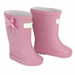 light pink rain boots