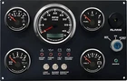 W PRO 5 Gauge Set Instrument Panel 4000 RPM 12V White LED For Marine Boat Yacht