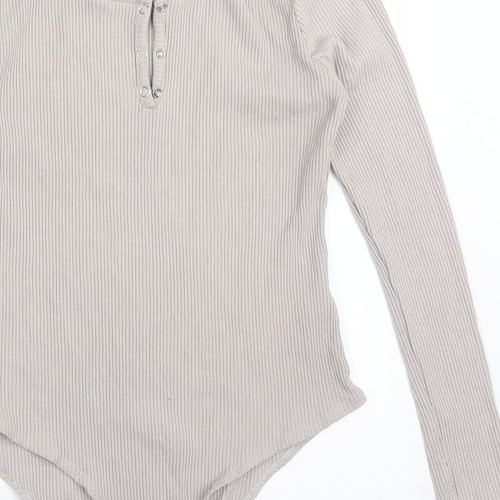 Primark Womens Grey Polyester Blend Bodysuit One-Piece Size S - Picture 10 of 12