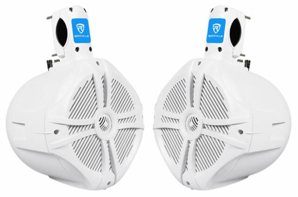 Rockville RWB80W 2 Way Marine Wakeboard Tower Speaker for sale online | eBay