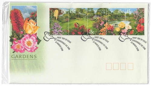 Australia Post FDC: 23 March 2000 - Gardens