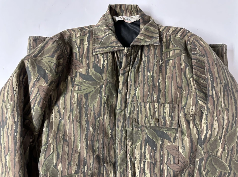 Vintage Redhead Insulated Hunting Men Large Realtree 1 Piece Camo Coveralls USA - Image 4 of 4