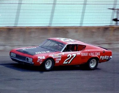 #ad #ad GLOSSY PHOTO PICTURE 4x6 Donnie Allison 27 Ford Torino At Daytona $1.99