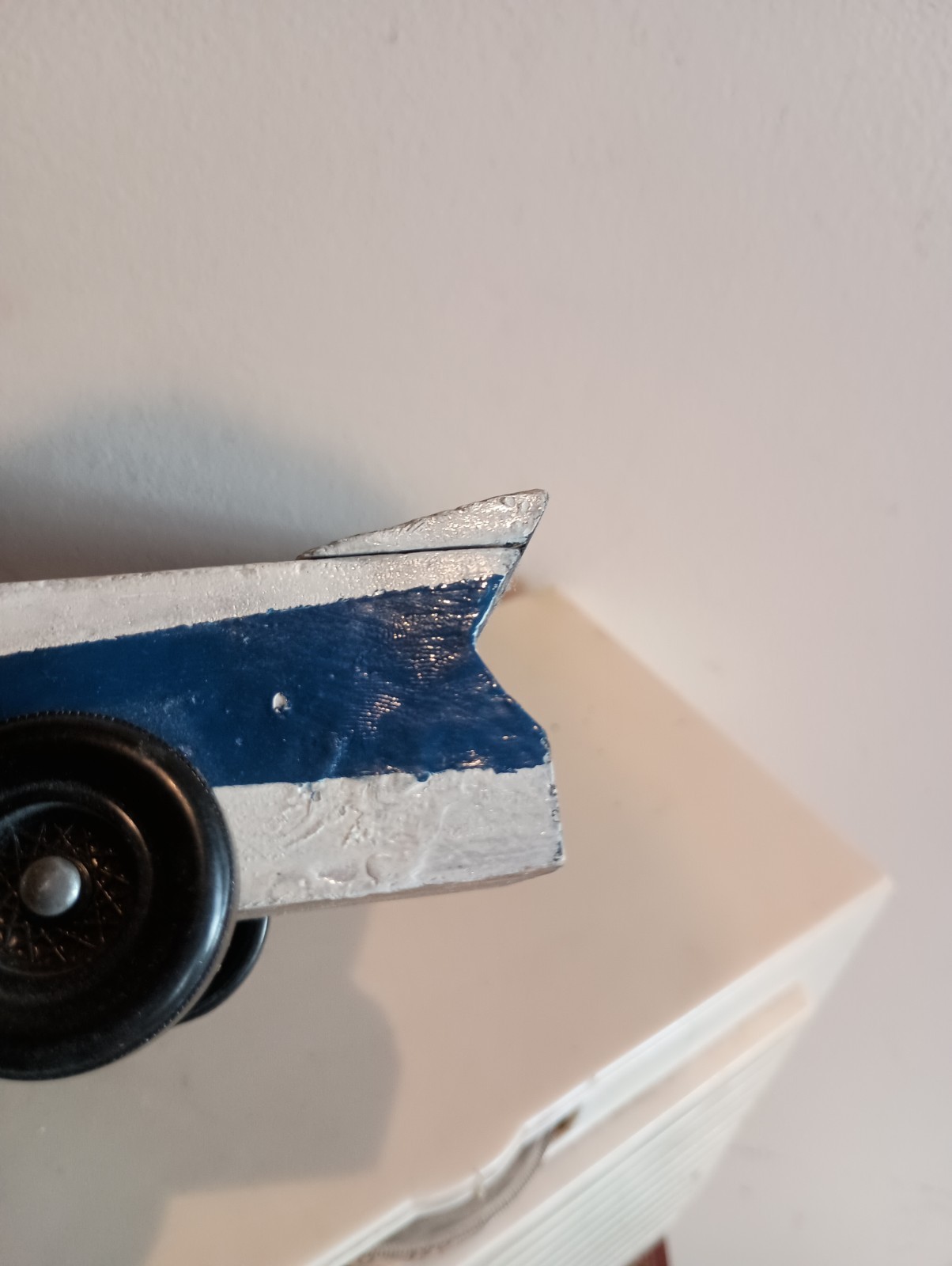 Vintage Pinewood Derby Race Car Vintage  Hand Made Cub Scouts BSA