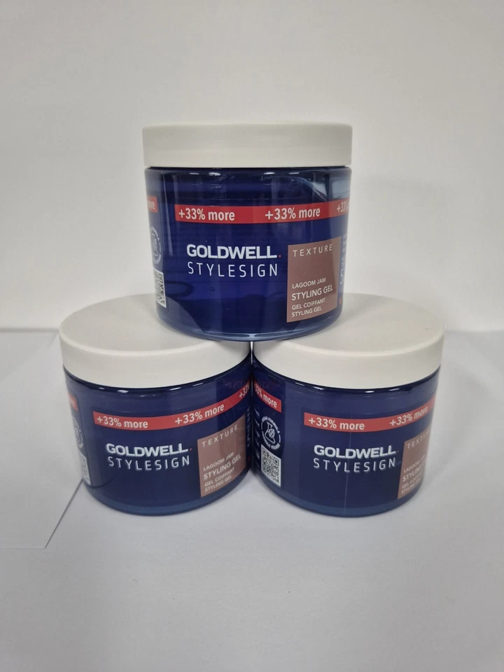 ( 66,50€ / 1L ) 3 x Goldwell Lagoom Jam XXL je 200ML