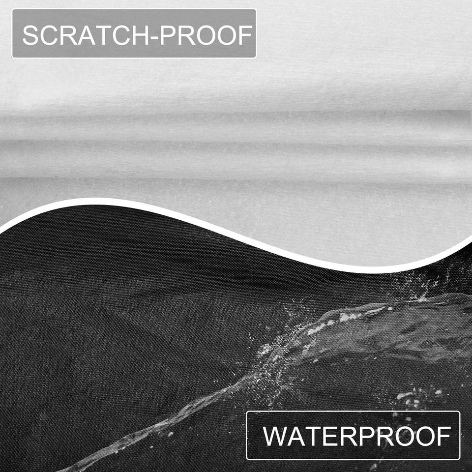 Car Cover W/ Left Side Door Zipper Aluminum Film for Toyota Land Cruiser - Image 3 of 4