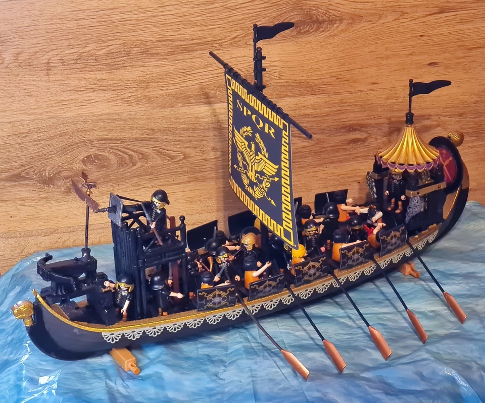 PLAYMOBIL WAR GALLEY BY OCTAVIAN CUSTOM UNIQUE! - Image 2 of 4