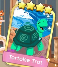 Tortoise Trot gold golden  sticker ?? Monopoly Go blitz Sticker TRADE CARD