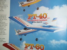 GREAT PLANES PT-40 MK II THE 'PERFECT TRAINER' REMOTE CONTROL MODEL AIRPLANE KIT