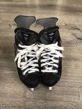 Easton EQ 10 Synergy Ice Hockey Skates, Junior Size 13 Y Black Hockey Skates