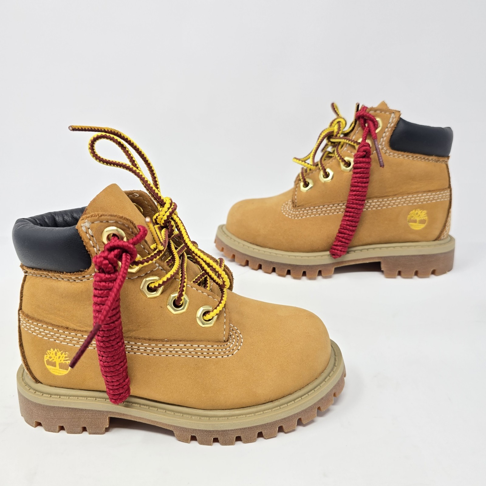 Toddler Timberland Classic 6-Inch Waterproof Boots Wheat Nubuck Size 7