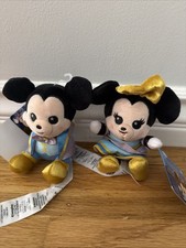 NWT Disney Parks Wishables Mickey  Minnie 50th Anniversary Sold As A Set