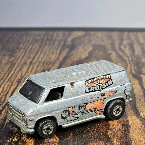 Rare Vintage 1974 80 Hot Wheels Diecast 1/64 Chrome California Cruisin Super Van