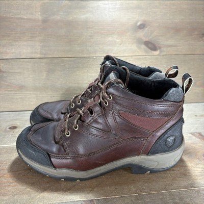 ariat terrain womens size 8 shoes brown leather riding hiking boots