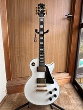 Epiphone Les Paul Custom White Electric Guitar Safe packing!
