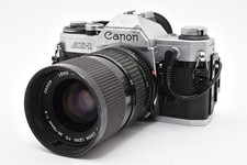  N MINT w/Data back Canon AE-1 35mm SLR Film Camera NFD 35-70mm f/4 Lens Japan