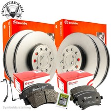 BREMBO Bremsensatz Bremsbelag + Petec Paste vorne hinten für MERCEDES-BENZ