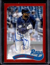 Topps 2024 Update Series 1989 Autograph Yandy Díaz Orange /25