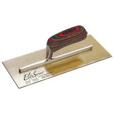 Kraft PLE461 13"x5" Elite Five Star Golden SS Trowel – Wood Handle